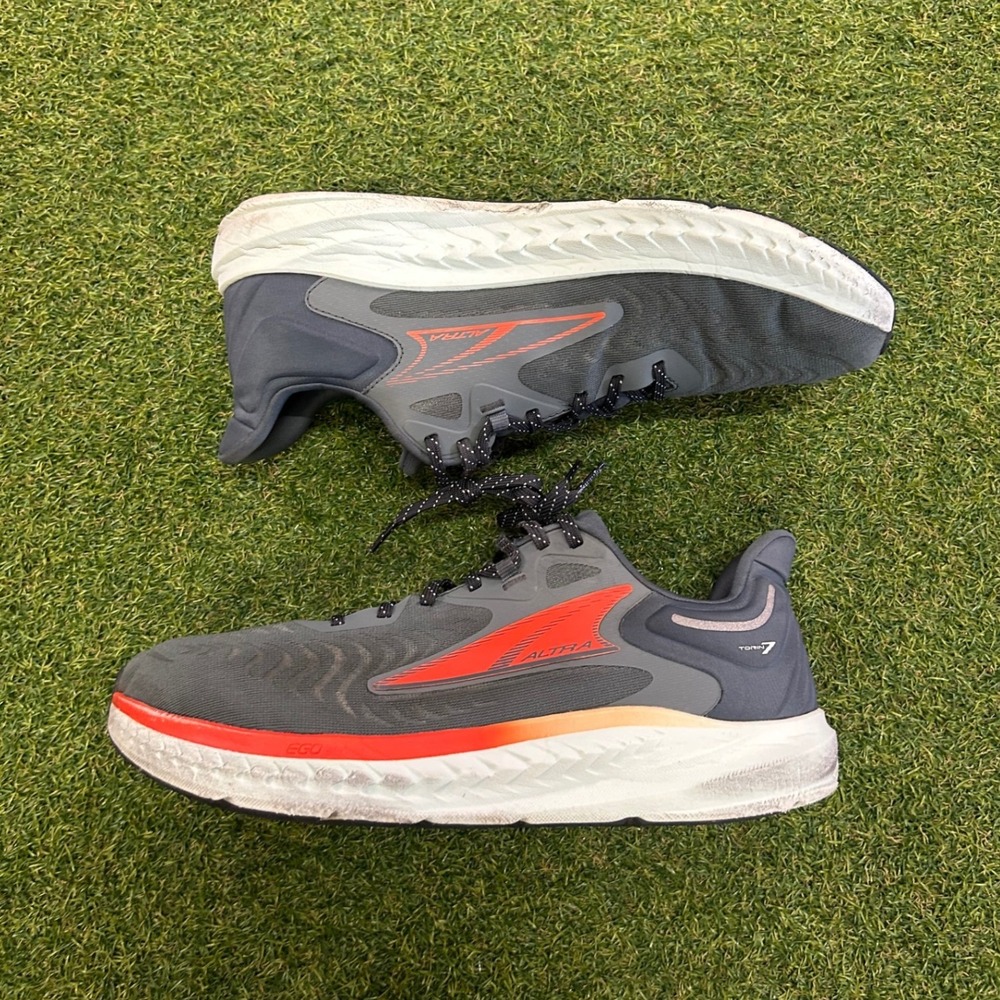 Altra Torin 7 Mens Running Shoes Gray Orange AL0A82C4221 Size 12